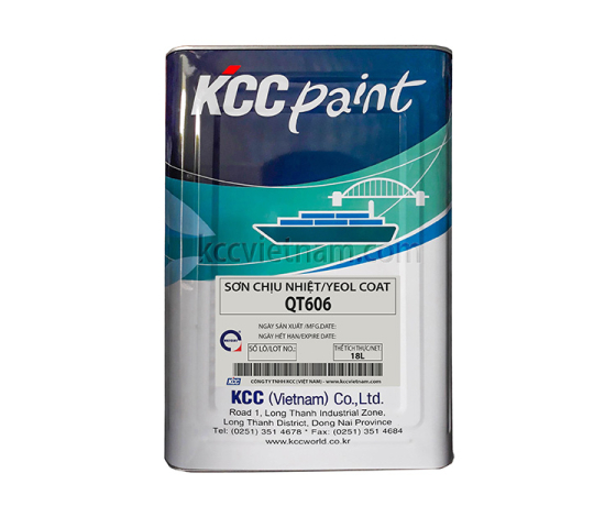 Sơn chịu nhiệt KCC Yeolcoat QT606. Mua sơn chính hãng ở đâu?